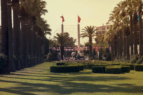 Vista Desde Kulturpark Izmir Turquía — Foto de Stock