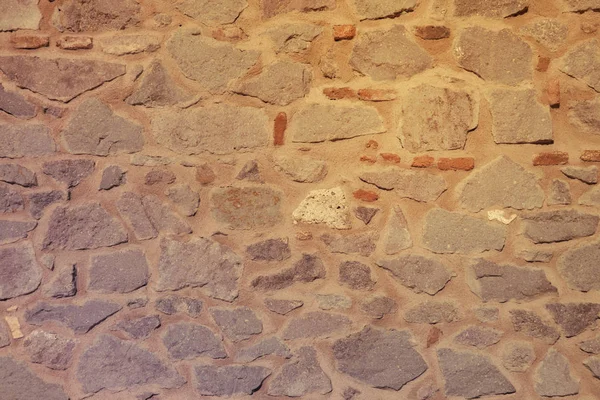 Eski Tuğla Duvar Eski Tuğla Işinin Dokusu — Stok fotoğraf