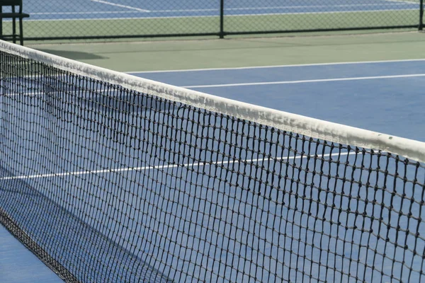 Blauwe Tennisbaan Detail — Stockfoto