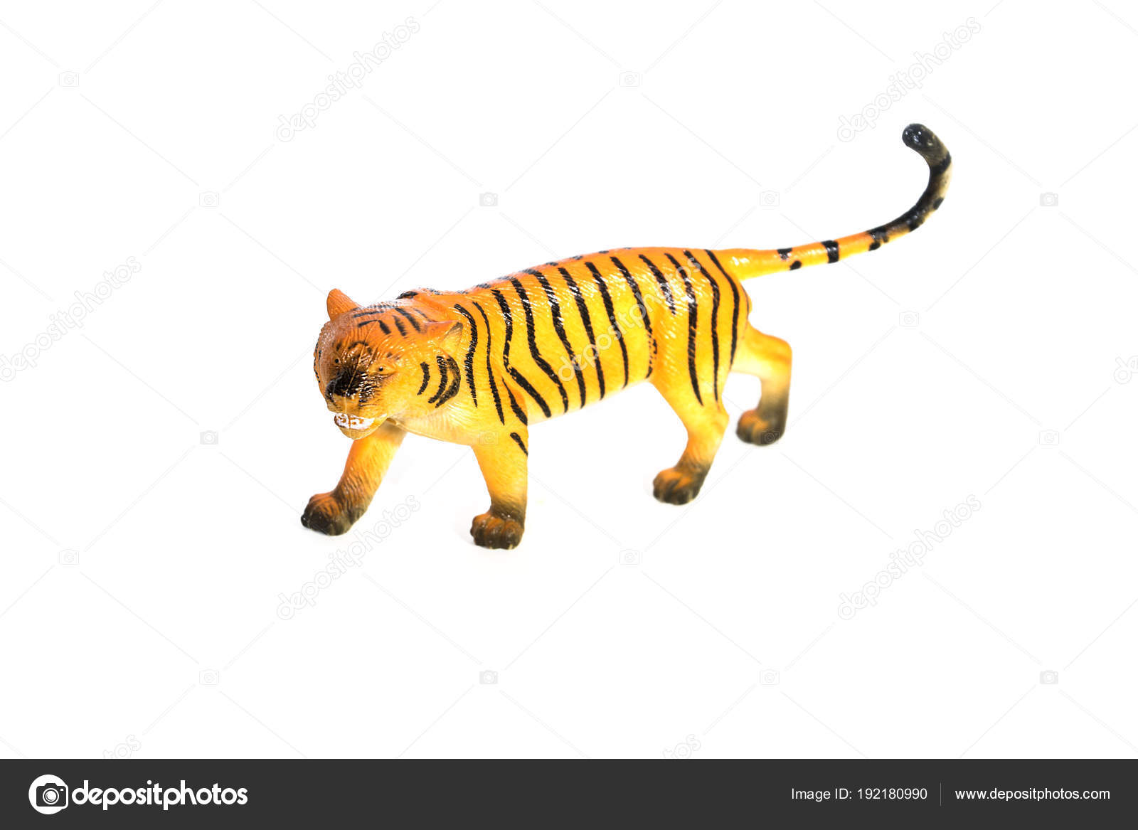 plastic tiger toy