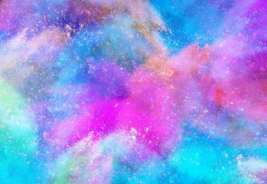 Renkli arkaplan, renk pudrası 