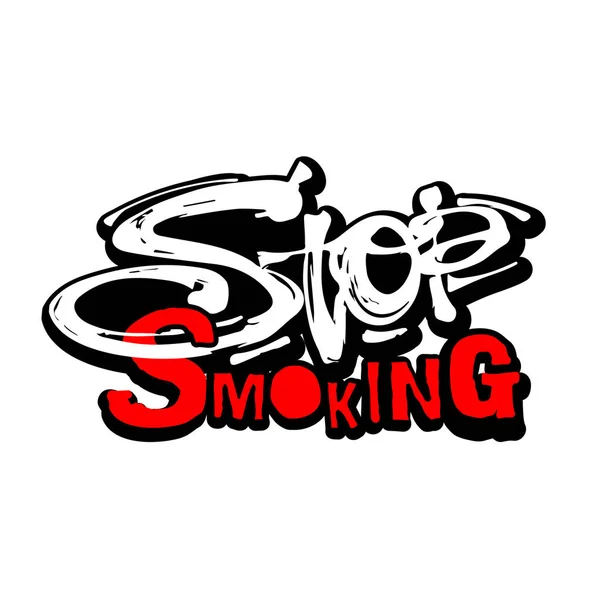 Přestat kouřit zdraví conept. — Stockový vektor