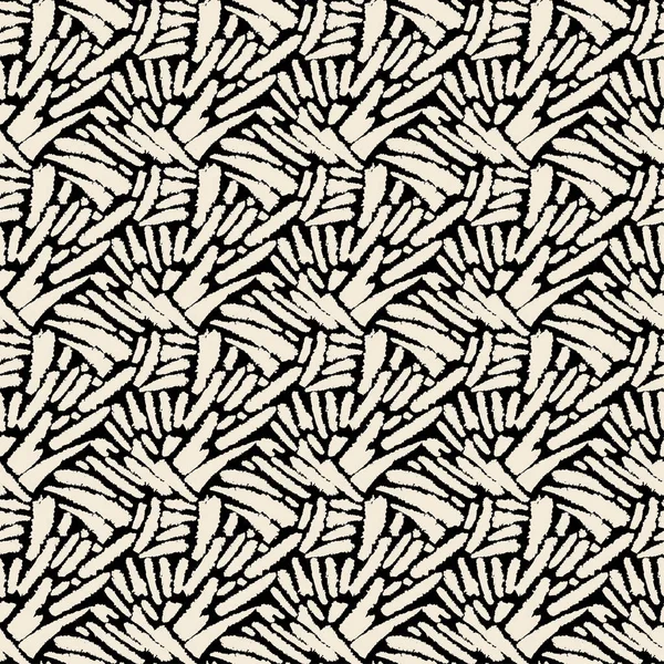 Naadloze inkt doodle patroon — Stockvector