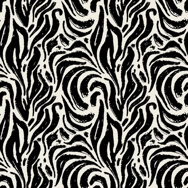 Textiel naadloze doodle patroon — Stockvector