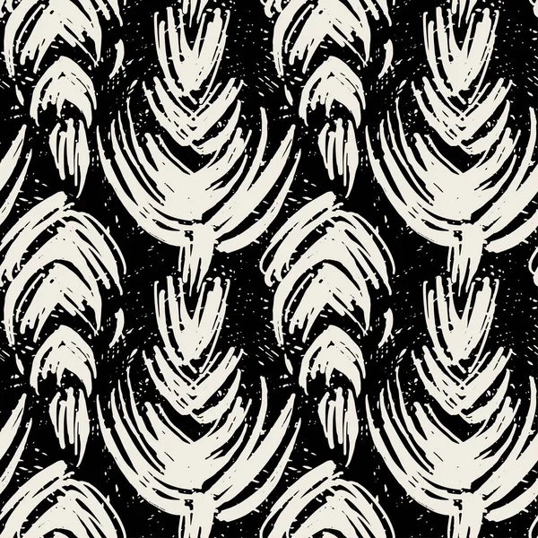 Modèle de doodle sans couture textile — Image vectorielle