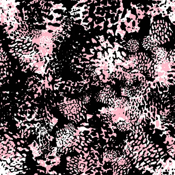 Sans couture camouflage motif doodle texture grunge . — Image vectorielle