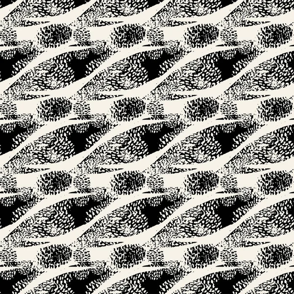 Brushpen sin costuras doodle patrón grunge texture.Trendy moderno en — Archivo Imágenes Vectoriales