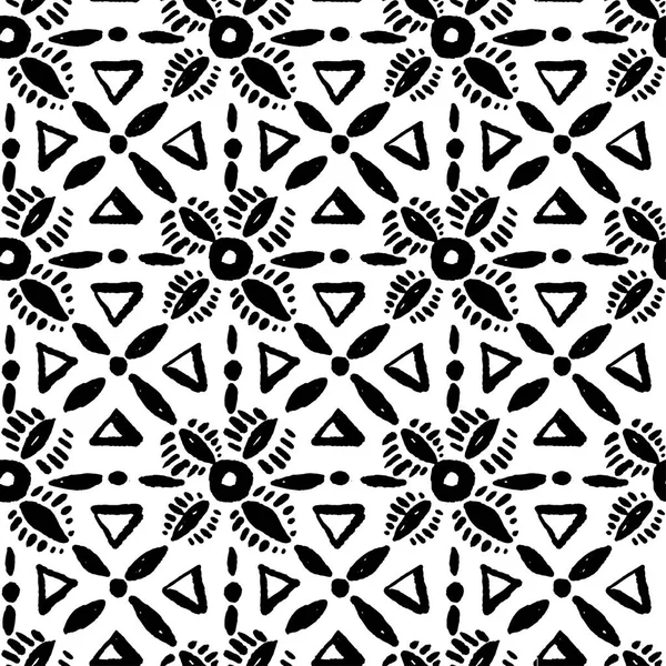 Varrat nélküli brushpen doodle minta grunge textúra. Divatos, modern — Stock Vector