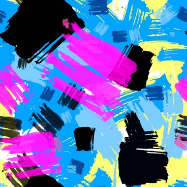 Sorunsuz brushpen Tekstil doodle desen doku