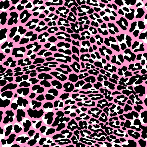 Moda leopardo exótico sem costura padrão . —  Vetores de Stock