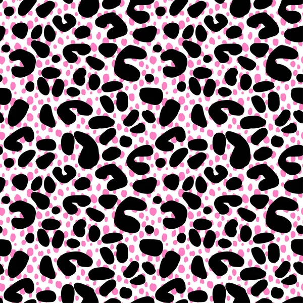 Polka Dot patroon. Textiel inkt penseel streken textuur in doodle g — Stockvector