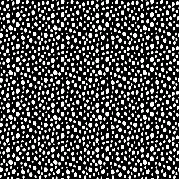Polka Dot wzór. Tekstylne atrament szczotka uderzeń tekstury w doodle g — Wektor stockowy