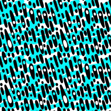 Memphis tarzı el çekilmiş dokulu seamless modeli