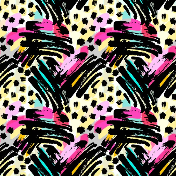 Sorunsuz brushpen Tekstil doodle desen doku