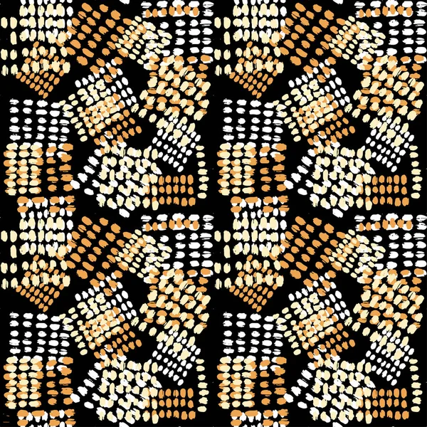 Spazzola senza cuciture tessuto doodle pattern grunge texture — Vettoriale Stock