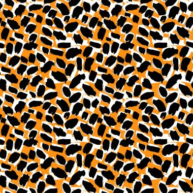 Egzotik yaz funky Dikişsiz desen bırakır.