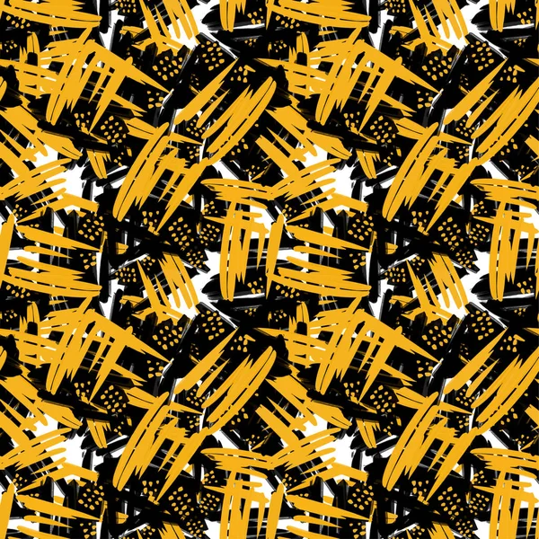 Sorunsuz brushpen doodle desen doku. Trendy modern bir