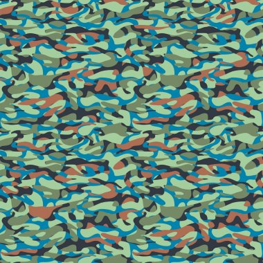 Sorunsuz kamuflaj desen doku doodle.