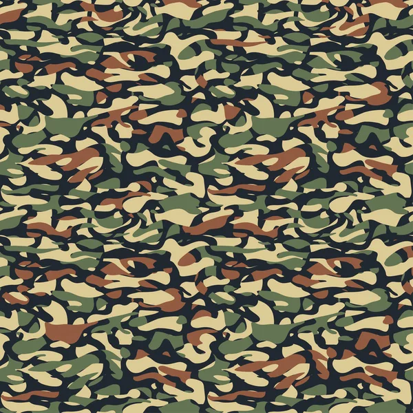 Moda senza cuciture modello camuffamento tessile — Vettoriale Stock