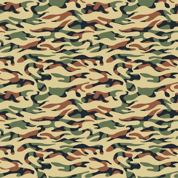 Sans couture camouflage motif doodle texture grunge . — Image vectorielle