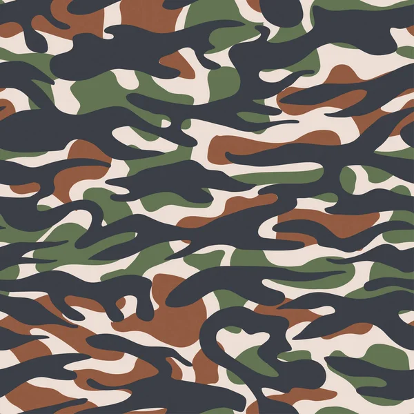 Mode sans couture motif de camouflage textile — Image vectorielle