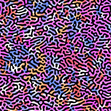 Sorunsuz brushpen Tekstil doodle desen doku