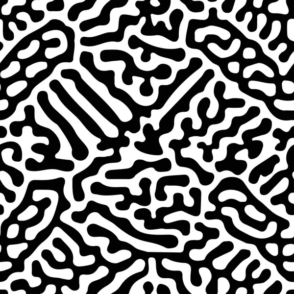 Yinelenen Tekstil, mürekkep fırça darbeleri desende doodle 