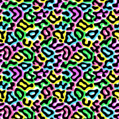 Sorunsuz brushpen Tekstil doodle desen doku