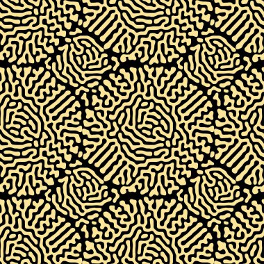 Sorunsuz brushpen Tekstil doodle desen doku