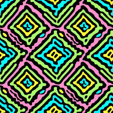 Sorunsuz doodle desen doku. Modaya uygun modern mürekkep artisti