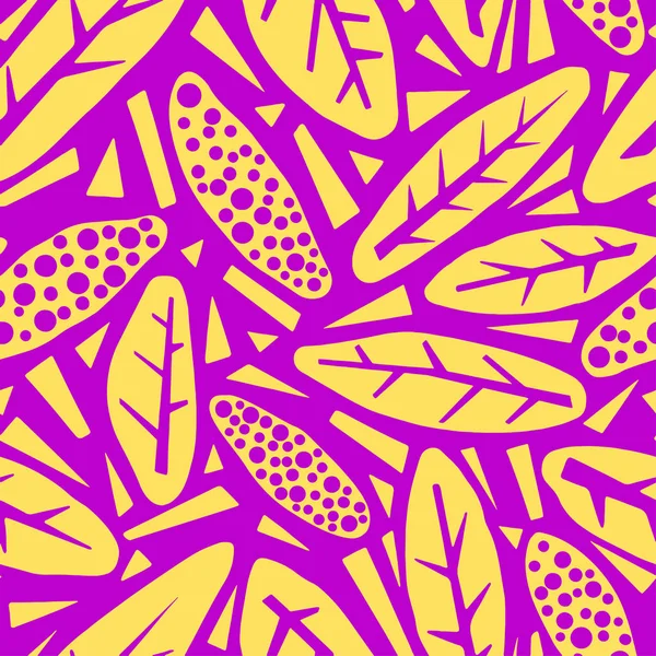 Desen, trendy kesip kolaj yazdırma Dikişsiz sonbahar yaprakları, 