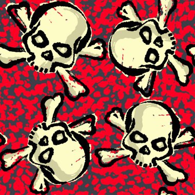 Kafatası kemikleri seamless modeli ile