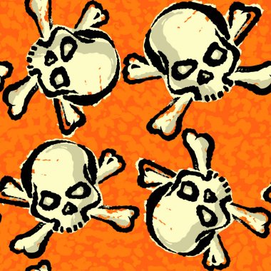 Kafatası kemikleri seamless modeli ile