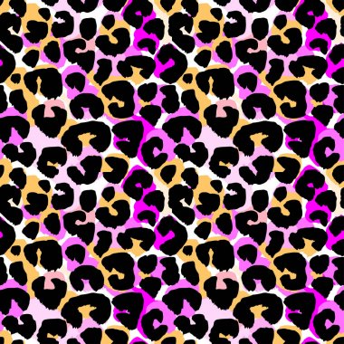 Sorunsuz soyut egzotik hayvan yazdırma.