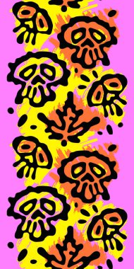 Cadılar Bayramı kusursuz desen