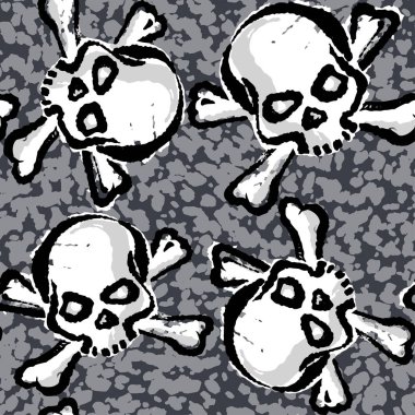 Kafatası kemikleri seamless modeli ile