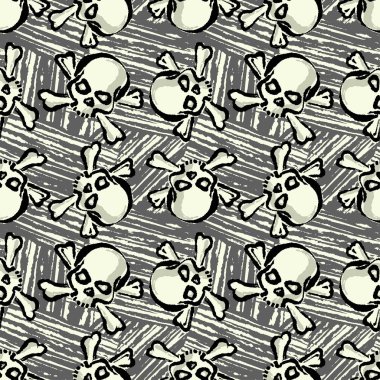 Kafatası kemikleri seamless modeli ile