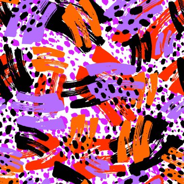 Desen, trendy kesip kolaj yazdırma Dikişsiz sonbahar yaprakları, 