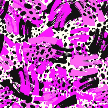 Desen, trendy kesip kolaj yazdırma Dikişsiz sonbahar yaprakları, 