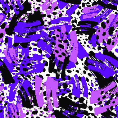 Desen, trendy kesip kolaj yazdırma Dikişsiz sonbahar yaprakları, 