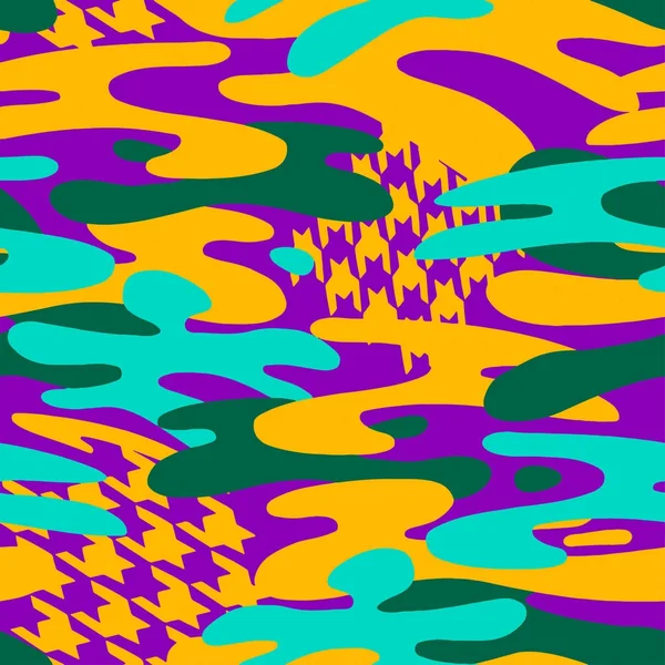 Kamuflaj seamless modeli, son moda stil arka plan.