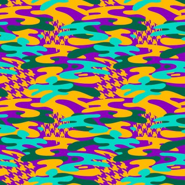 Kamuflaj seamless modeli, son moda stil arka plan.