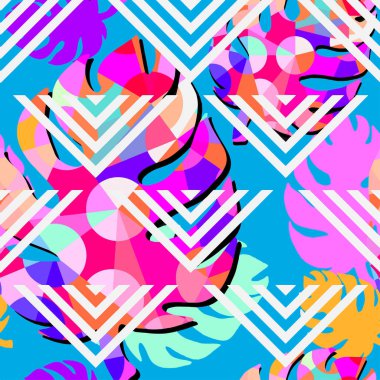 Egzotik Dikişsiz tropikal desen