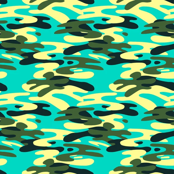 Camouflage motif sans couture, fond de style à la mode . — Image vectorielle