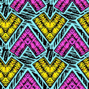 Rustik nakış seamless modeli.