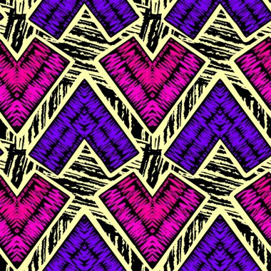 Rustik nakış seamless modeli.