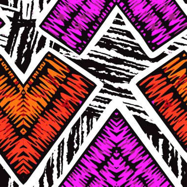 Rustik nakış seamless modeli.