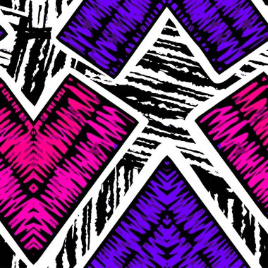 Rustik nakış seamless modeli.