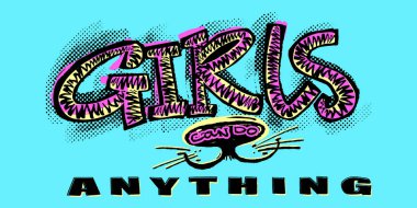 Hipster funky t-shirt kızlar motivasyon grafiti kentsel baskı 