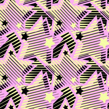 Yıldız baskı, Dikişsiz el el sanatları etkileyici mürekkep desen.